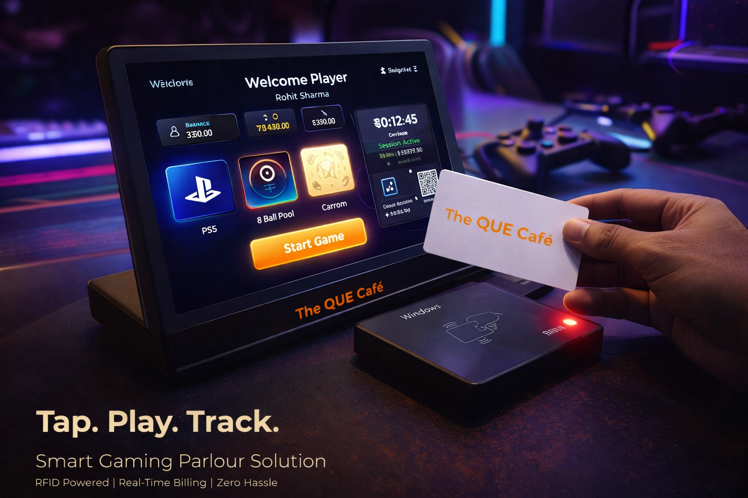 Gaming Parlour Hardware Control