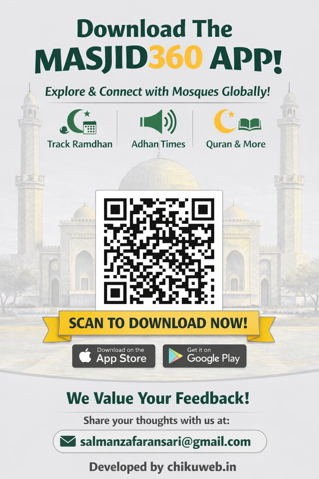 Masjid360 app developed by chikuweb