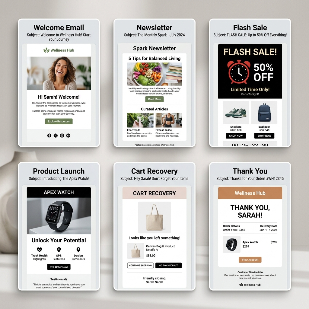 Boost Your Business with Chikuweb’s New 13 HTML Email Templates Bundle